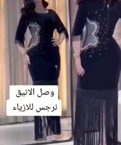 فساتين سهرة لون اسود فخمة