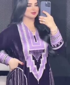 جلابية مخمل عسيري