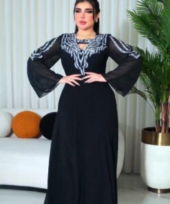 فساتين ناعمه طويلة
