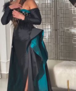 فستان سهرة لون اسود