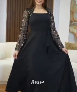 فستان سهرة لون اسود