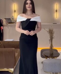 فستان سهرة ناعم