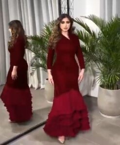 فساتين سهرة مخمل