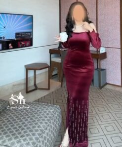 فساتين سهرة مخمل