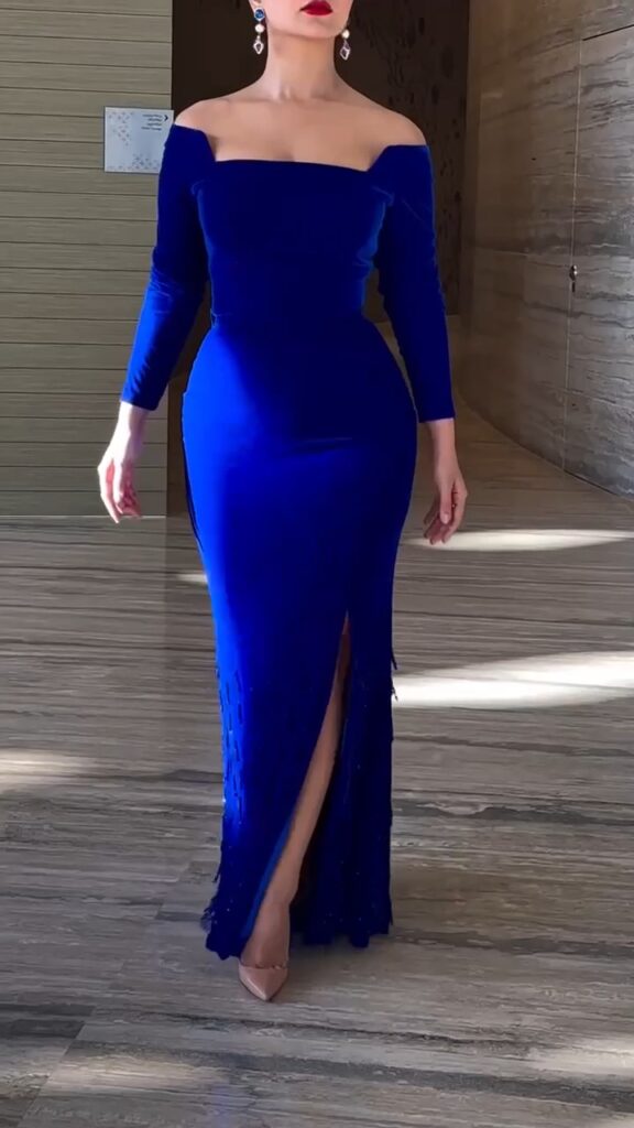 ⁦فساتين سهرة مخمل⁩ - الصورة ⁦9⁩