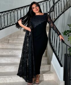 فستان أسود دانتيل