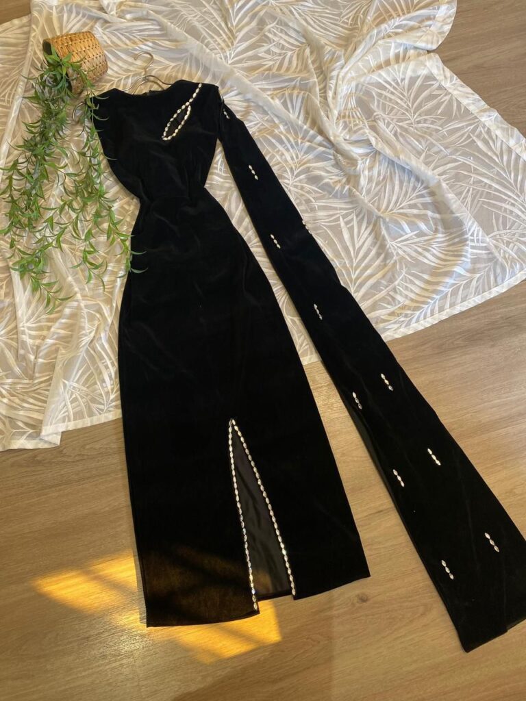 ⁦فستان سهرة شتوي⁩ - الصورة ⁦5⁩