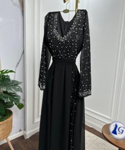 Alternative view of فساتين سهرة لون اسود طويلة