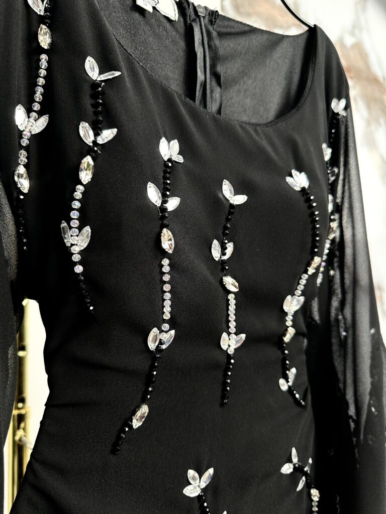 ⁦فساتين سهرة سواده⁩ - الصورة ⁦6⁩