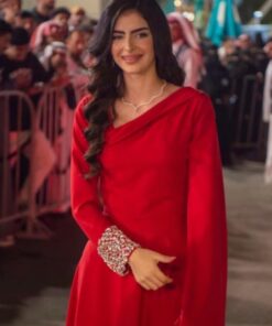 فساتين سهرة لون أحمر