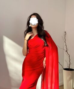 فستان سهرة شيفون ناعم