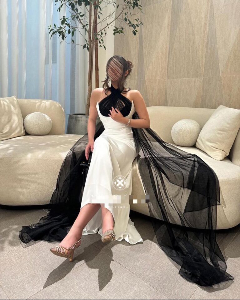 ⁦فساتين سهرة لكرا كريب⁩ - الصورة ⁦6⁩