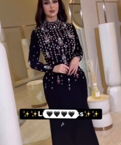 أجمل فساتين سهرة لون اسود