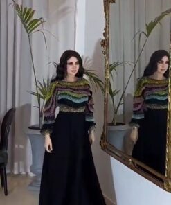 فساتين سهرة ليكرا فصوص