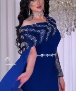 Alternative view of فستان سهرة لون ازرق