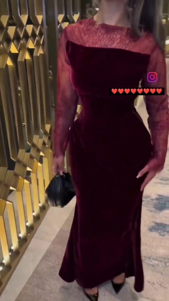 ⁦فساتين سهرة مخمل⁩ - الصورة ⁦6⁩