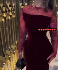 فساتين سهرة مخمل