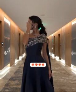 فستان كحلي للمناسبات