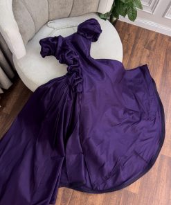 فساتين سهرة لون موف