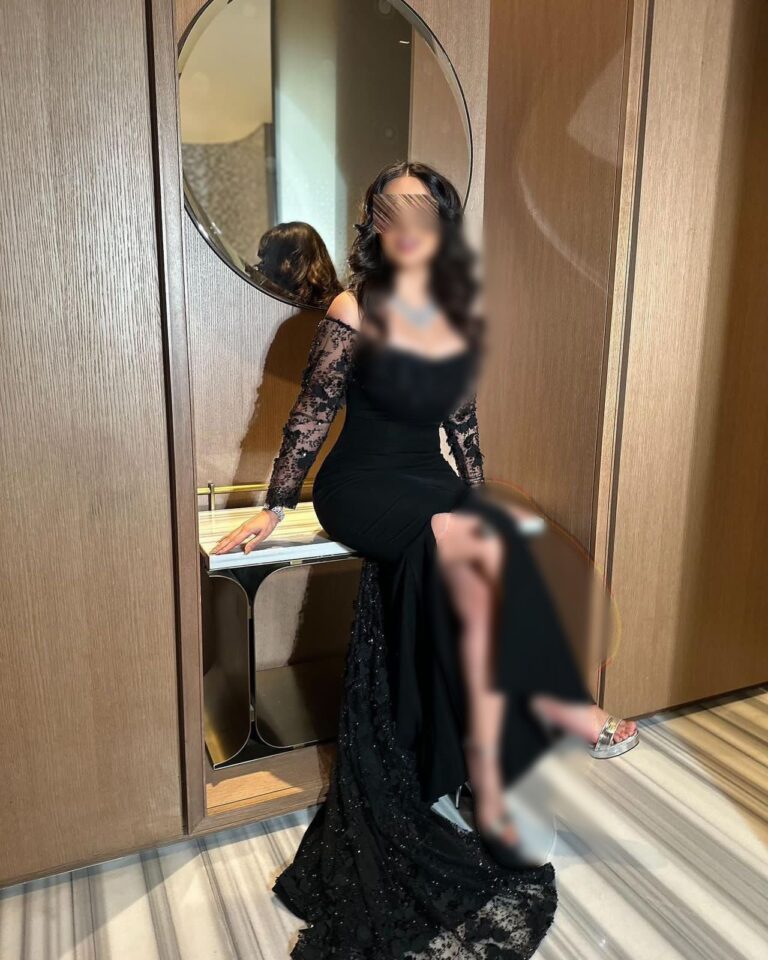 ⁦فساتين سهرة لون اسود⁩ - الصورة ⁦8⁩