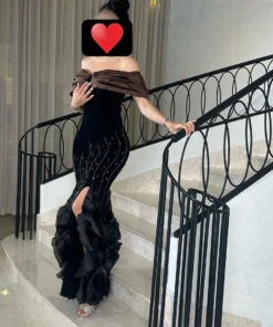 فساتين سهرة مخمل