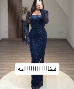 فستان سهرة ترتر