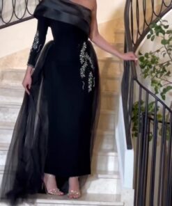 فساتين سهرة لون أسود