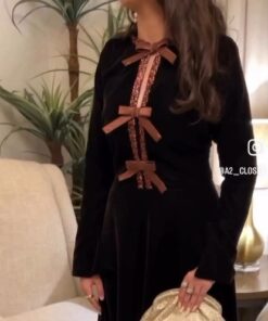 فستان سهرة شموه شتوي