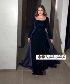 فساتين سهرة مخملية