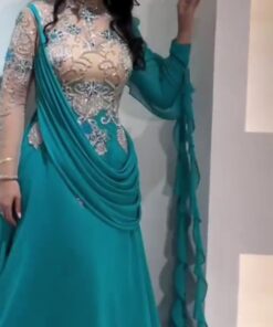 فستان سهرة ناعم شيفون