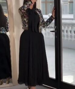 فستان سهرة أسود