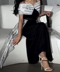 فستان سهرة لون اسود