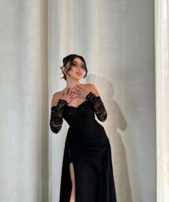 فساتين سهرة لون اسود