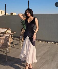 Alternative view of فستان سهرة بدون اكمام ناعم