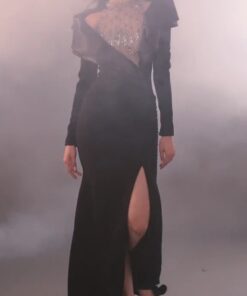 فستان سهرة لون اسود