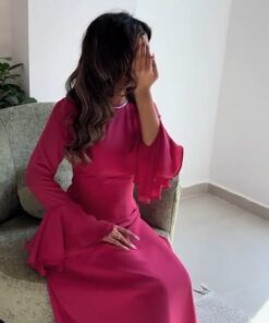 فستان سهرة ناعم