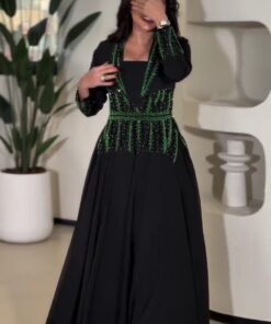 فستان سهرة كريب استرتش