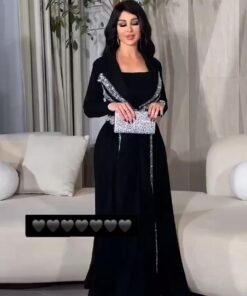 فستان سهرة لون اسود