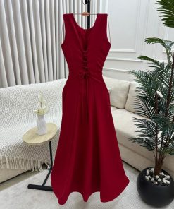 Alternative view of فستان سهرة لون أحمر