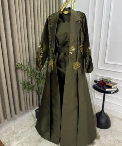 Alternative view of جلابية رمضان لون زيتي