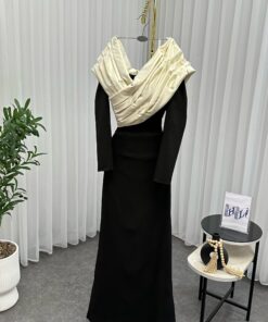 فستان سهرة لون أسود