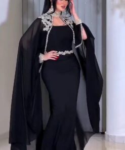 فستان سهرة لون أسود
