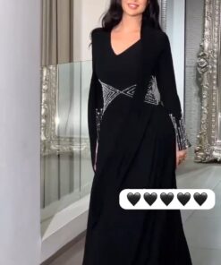 فستان سهرة لون اسود