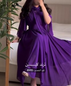 فستان سهرة لون موف
