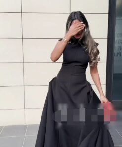 فستان سهرة لون أسود