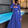 فساتين سهرة لون نيلي