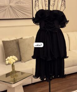 Alternative view of فستان سهرة أسود قصير