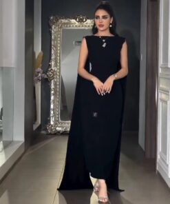 فستان سهرة لون اسود