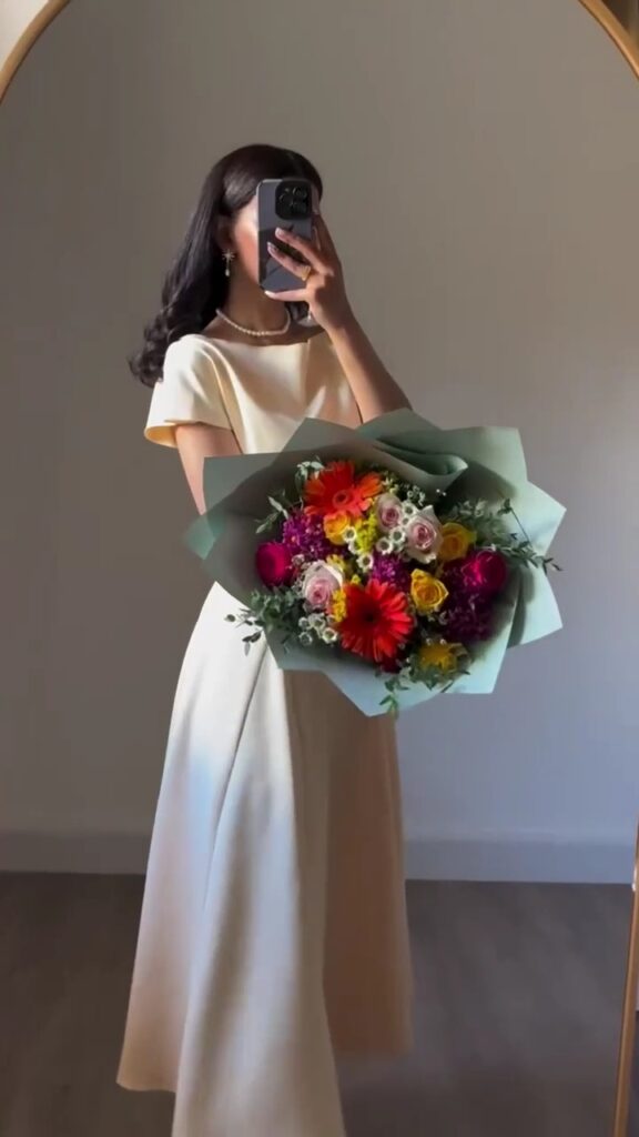 ⁦فساتين سهرة لون بيج⁩ - الصورة ⁦6⁩