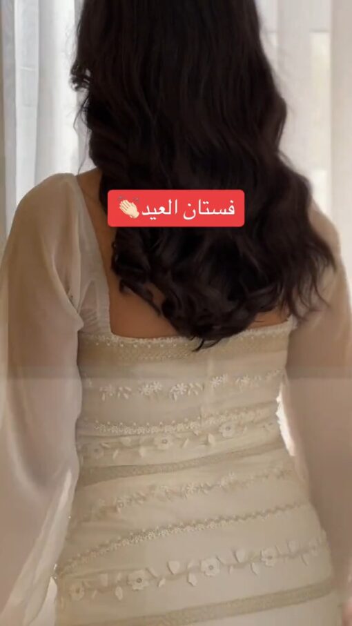 ⁦فساتين مناسبات لون أبيض⁩ - الصورة ⁦4⁩